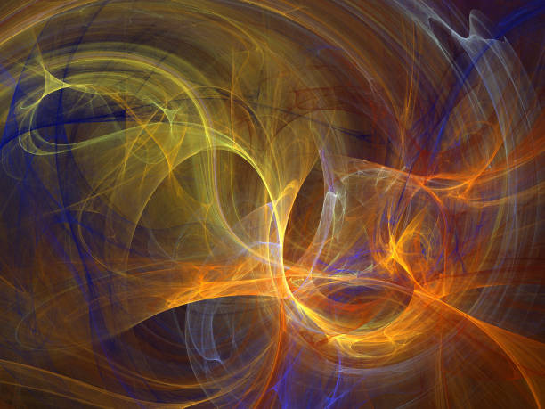 istock image of one Digital Fractal on Black Color 812356052