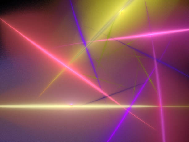 istock image of one Digital Fractal on Black Color 812363492