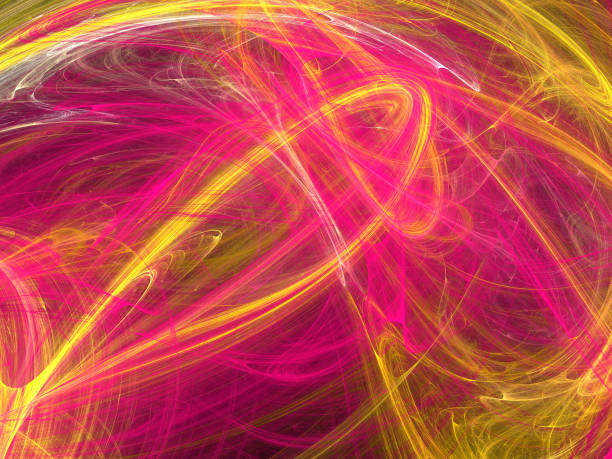 istock image of one Digital Fractal on Black Color 812363594