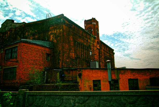 istock the building of the old warehouse in Moscow 812373636