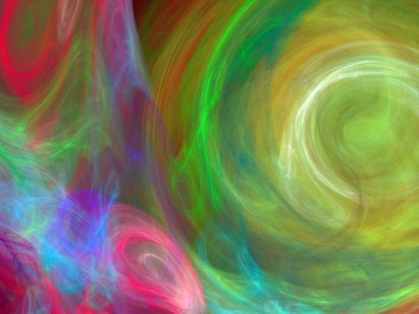 istock image of one Digital Fractal on Black Color 812376024