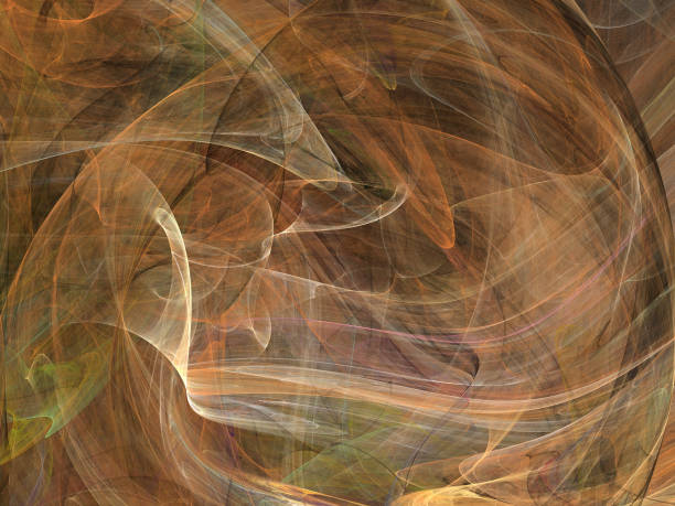 istock image of one Digital Fractal on Black Color 812376270