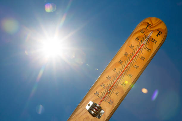 istock Mercury thermometer Summer heat Sun light 812383546