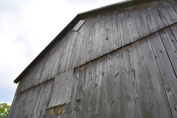 istock Barn. Unfiltered, with natural lighting. An old gray rustic barn. 812398780