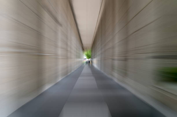 istock Speed motion in urban highway road tunnel 812404140