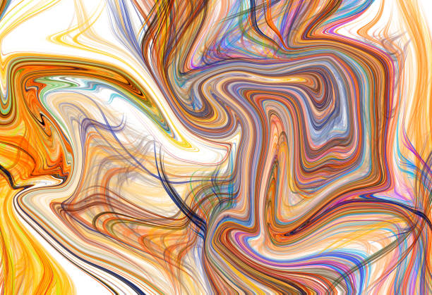 istock Colorful psychedelic liquefied background 812404744