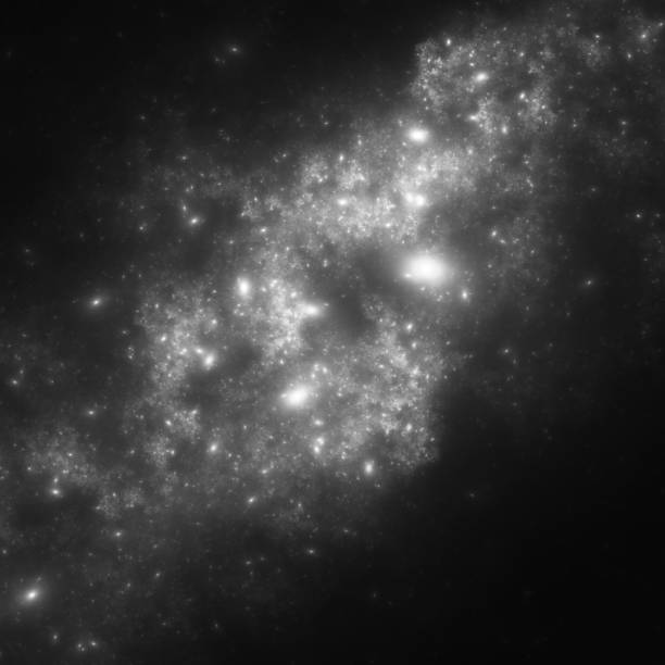 istock Abstract fractal illustration looks like galaxies 812404928