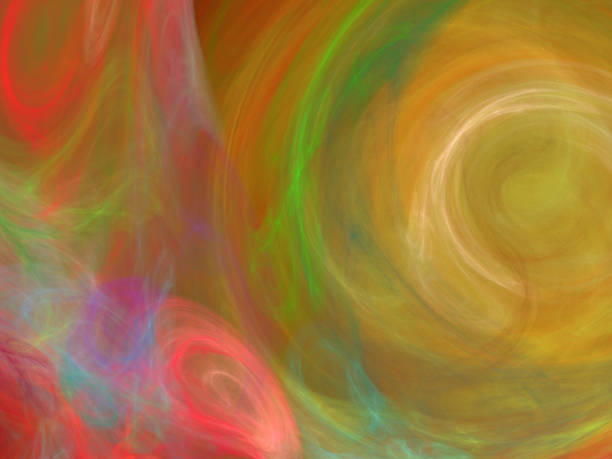 istock image of one Digital Fractal on Black Color 812408212