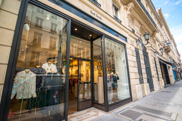 Paul Smith Clothing Store In Paris France Stock Photo - Download Image Now  - Store Window, Retail, Fashion - iStock