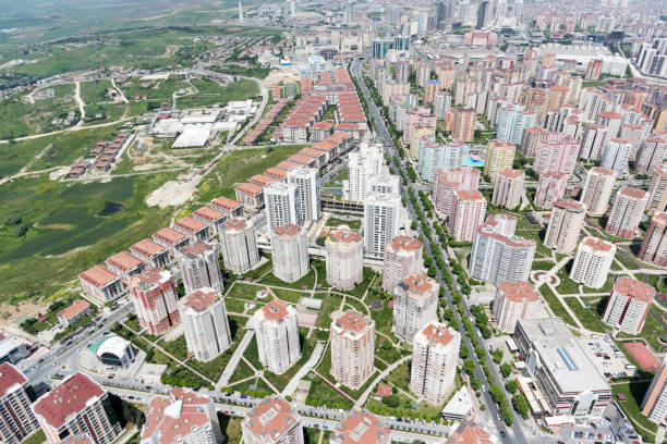 istock Aerial View of City 812451582