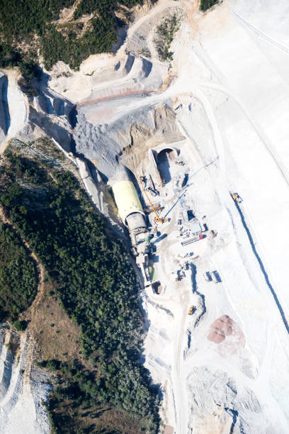 istock Aerial View of Tunnel with Highway 812469716