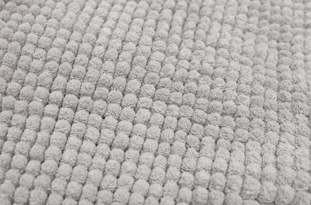 istock Detail of Gray Fluffy Fabric Texture Background 812469966