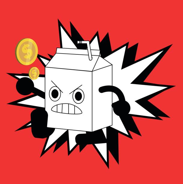 Cartoon Of Juice Box Character Illustrations, Royalty-Free Vector Graphics  & Clip Art - iStock