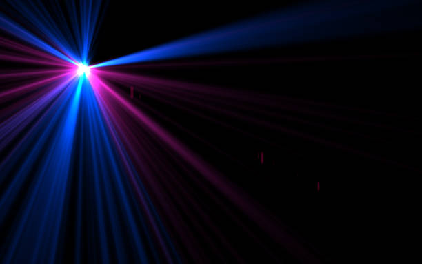 istock Abstract colorful sun burst with digital lens flare background 812473162