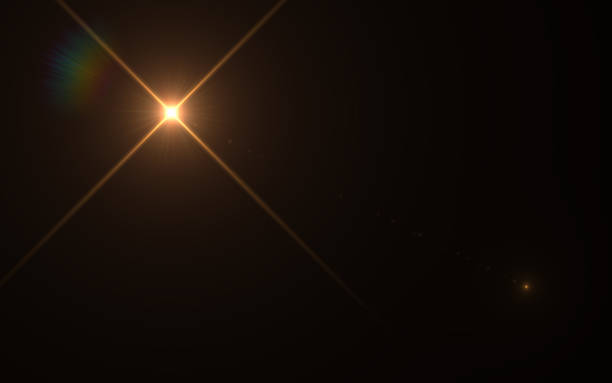 istock Lens Flare light over background. Easy to add overlay or screen filter over photos. 812473798