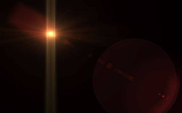 istock Abstract Design natural lens flare in space. Rays background 812473872