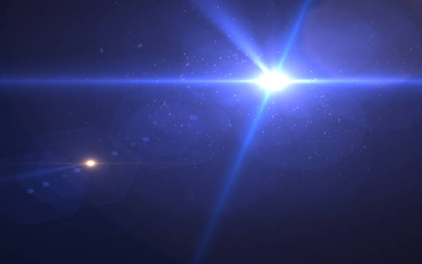 istock digital lens flare in black background 812474232