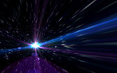 abstrakte-licht-mit-strahlen-und-blenden