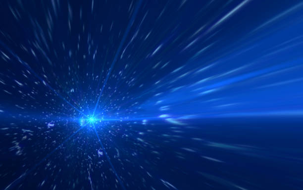 istock Abstract red lens flare light over black background 812481574