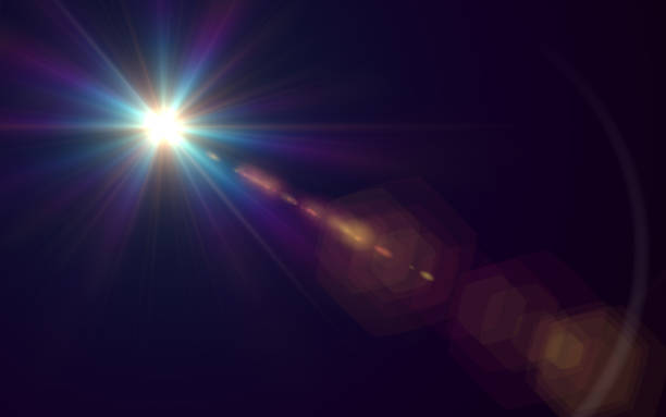 istock Abstract Lens Flare light over background.Abstract of lighting for background.Beautiful rays of light.Easy to add overlay or screen filter over photo 812481910