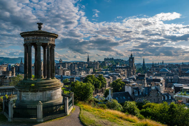 istock Edinburgh view from Dugald Stewart Monument hill 812482178