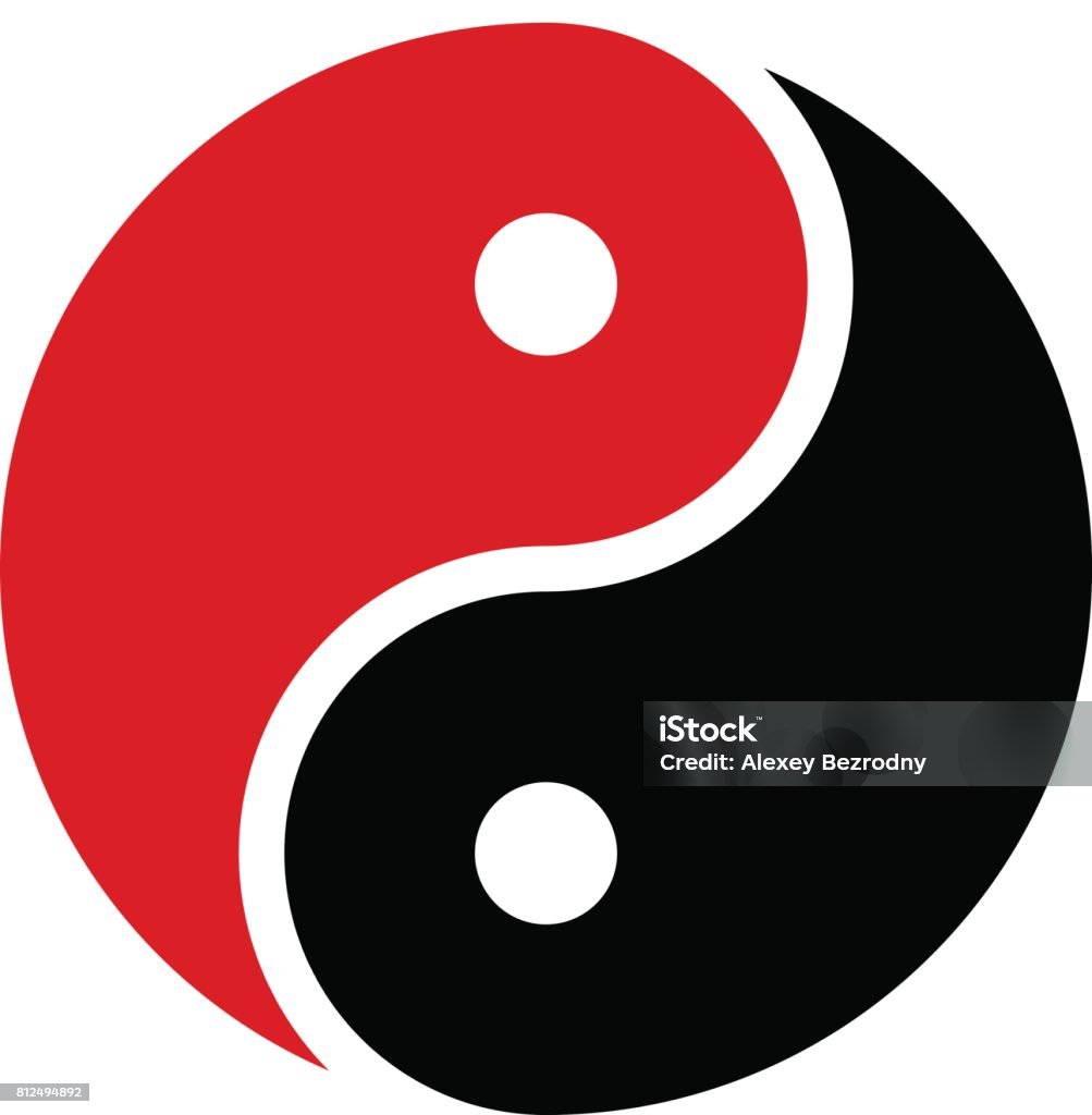 Biểu Tượng Âm Dương 3d Biểu Tượng Biểu Tượng Hài Hòa Vector Hình ...