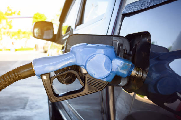 istock Refuel car at petrol pump 812501694