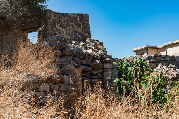 istock Ruins of Spinalonga fortress later a leper colony. 812514206
