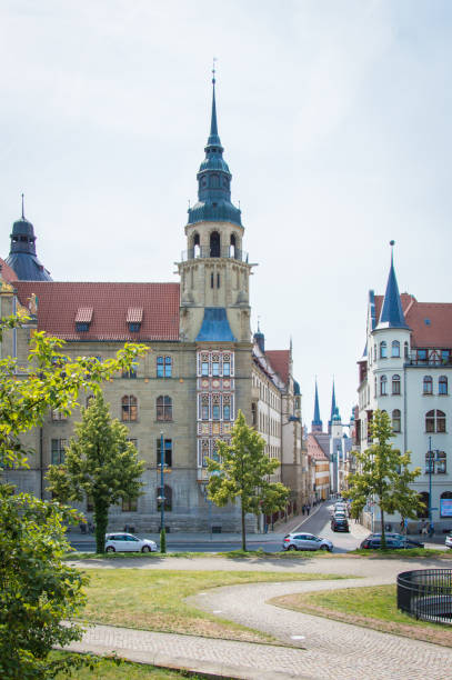 istock Courthouse, Landgericht, in German city Halle, Germany 812520752