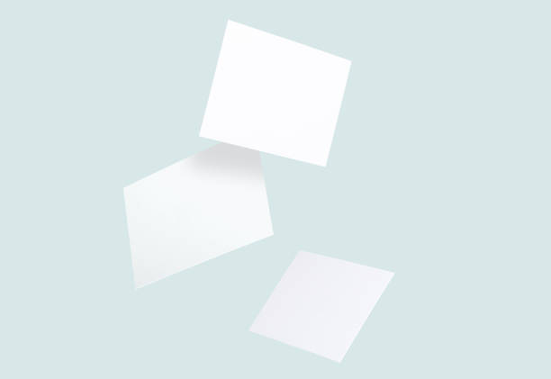 istock Flying business cards 812528642