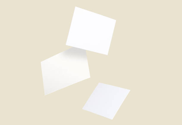 istock Flying business cards 812528676