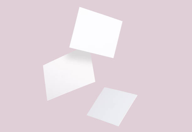 istock Flying business cards 812528684