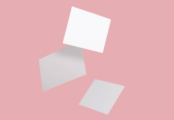 istock Flying business cards 812528696