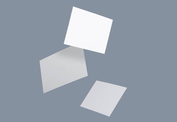istock Flying business cards 812529044
