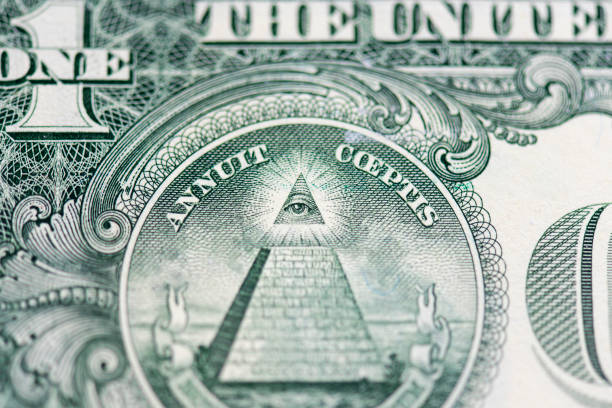 istock Back side of the one American dollar 812560786