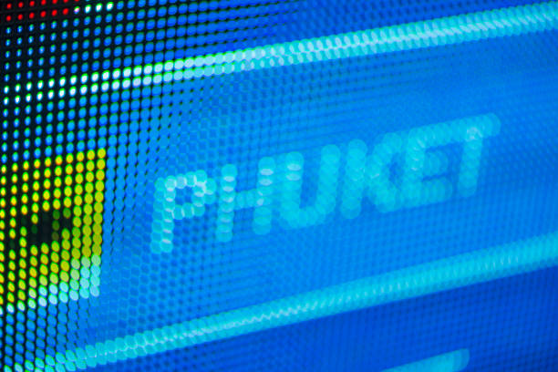 istock Digital display board in airport, Thailand. 812570562