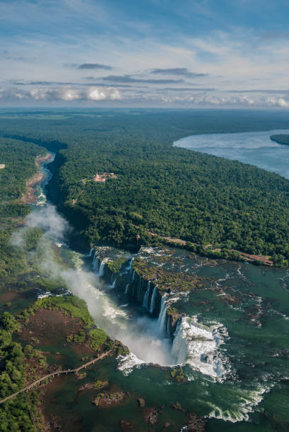 istock Iguazu falls in a cloudy day 812578980
