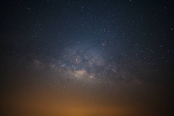 istock Clearly milky way galaxy at phitsanulok in thailand 812580060
