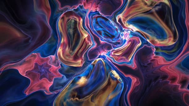 istock Colorful abstract fractal illustration 812585366