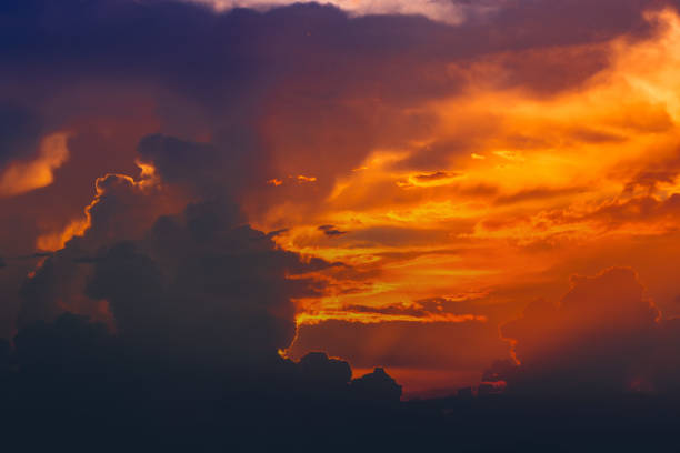 istock Beautiful light from the nature at sunset every day. 812591422
