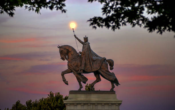 St. Louis Statue in Forest Park, St. Louis, Missouri