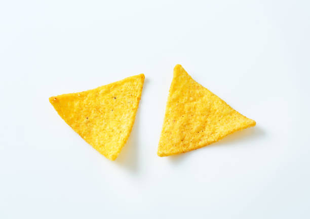 istock Two pieces of nachos 812606182