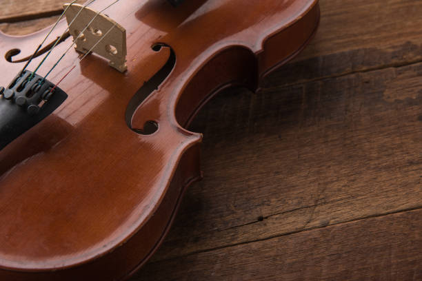 istock copy space with close up shot of a violin 812608652