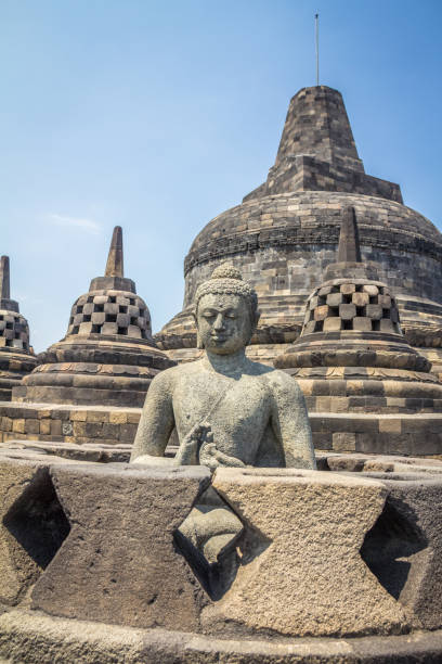 istock Buddha in Borobodur Temple 812622126