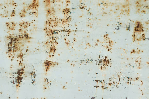 istock Metal texture with scratches and cracks 812629872