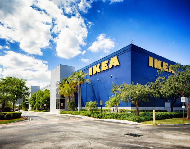 sklep meblowy ikea w sunrise florida w pobliżu fort lauderdale - city of sunrise obrazy zdjęcia i obrazy z banku zdjęć