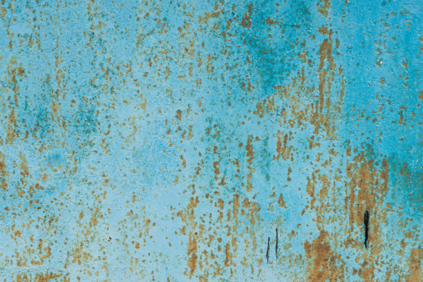 istock Metal texture with scratches and cracks 812632842
