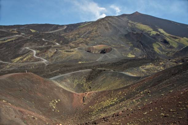 istock Volcanic Crater on Mt Etna 812633572