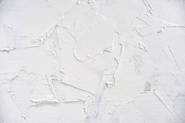istock White texture of wood covered with filler 812636686