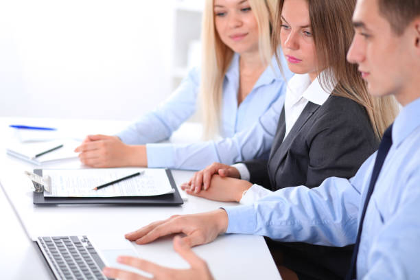 istock Business people at meeting 812642590